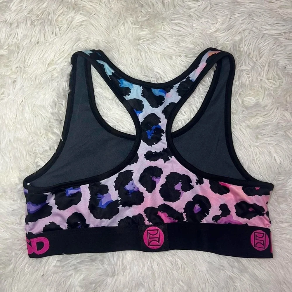 PSD Rainbow Leopard Sports Bra - Picture 2 of 2